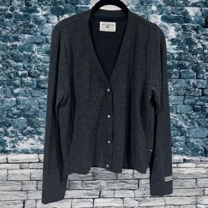 Sol Angeles Slate Blue Extremely Soft Light Beachy Cardigan Women's Size L‎